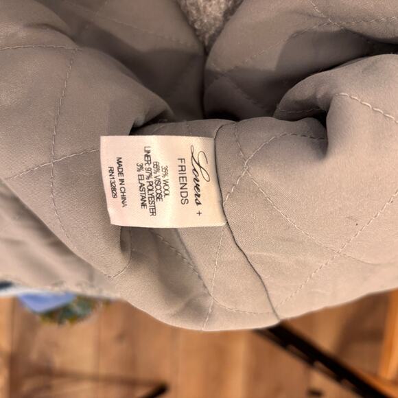 Lovers + Friends Women's Wool Blended Overcoat Jacket Small - Picture 5 of 5